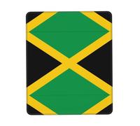 POEZJZW Flag Of Jamaica Pattern Mouse Pad, Portable Office Non-Slip Rubber Base Wireless Mouse Pad For Office Laptop Computer Pc 10 X 12 Inch