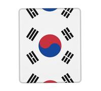 POEZJZW Flag of Republic of Korea Pattern Mouse Pad Gaming Non-Slip Rubber Base Rectangular Mouse Mat for Desktop Computer Laptop Gaming Office 10 X 12 Inch