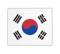 POEZJZW Flag of Republic of Korea Pattern Mouse Pad Gaming Non-Slip Rubber Base Rectangular Mouse Mat for Desktop Computer Laptop Gaming Office 10 X 12 Inch