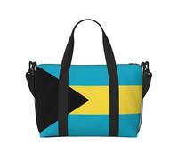 Poezjzw Flag Of The Bahamas Travel Duffle Bag Weekender Carry On Tote Bags For Women Hospital Bags For Labor And Delivery Overnight Luggage Bag, Black, One Size, Black, One Size