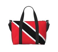 Poezjzw Flag Of Trinidad And Tobago Travel Duffle Bag Weekender Carry On Tote Bags For Women Hospital Bags For Labor And Delivery Overnight Luggage Bag, Black, One Size, Black, One Size