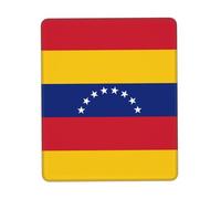 Poezjzw Flag of Venezuela Pattern Mouse Pad Non-Slip Rubber Stitched Edges Waterproof Gaming Mouse Mat for Desk Gaming Work Wireless Mice 8.3 X 10.3 in
