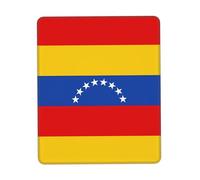 POEZJZW Flag Of Venezuela Pattern Mouse Pad, Portable Office Non-Slip Rubber Base Wireless Mouse Pad For Office Laptop Computer Pc 7.9 X 9.5 In