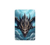 Poezjzw Flying Dragon Pattern Car Air Fresheners 4 Pcs Rectangle Hanging Aromatherapy Tablets Scented Fresheners For Bedroom Bathroom