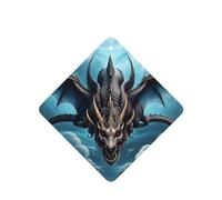 Poezjzw Flying Dragon Pattern Car Air Fresheners 6 Pcs Square Hanging Aromatherapy Tablets Scented Fresheners For Bedroom Bathroom