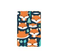 Poezjzw Fox Forest Happy Cut Pattern Car Air Fresheners 6 Pcs Rectangle Hanging Aromatherapy Tablets Scented Fresheners For Bedroom Closet Shoe