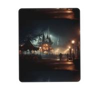 POEZJZW Ghost Town Mania Pattern Mouse Pad Gaming Non-Slip Rubber Base Rectangular Mouse Mat for Desktop Computer Laptop Gaming Office 7 X 8.6 in