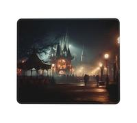 POEZJZW Ghost Town Mania Pattern Mouse Pad Gaming Non-Slip Rubber Base Rectangular Mouse Mat for Desktop Computer Laptop Gaming Office 8.3 X 10.3 in