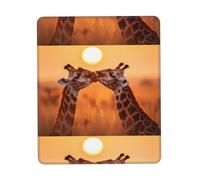 POEZJZW Giraffes in Love Pattern Mouse Pad Gaming Non-Slip Rubber Base Rectangular Mouse Mat for Desktop Computer Laptop Gaming Office 10 X 12 Inch