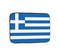 POEZJZW Greek flag Laptop Bag Handheld Portable Briefcase Shockproof Protective Sleeve Computer Inner Bag For 13 inch inch Laptop, Black, 13 inch