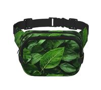 Poezjzw Green Nature Travel Waist Bag Suitable For Running, Cycling And Outdoor Adventures, Store Mobile Phones And Credit Cards, Black, One Size, Black, One Size