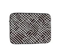 POEZJZW Grid Laptop Bag Handheld Portable Briefcase Shockproof Protective Sleeve Computer Inner Bag For 15 inch inch Laptop, Black, 15 inch
