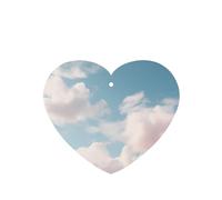 Poezjzw Heart Shape Lavender Scent Car Air Fresheners A Cloud Pattern 4 Pcs Aromatherapy Tablets For Wardrobe Shoe