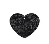 Poezjzw Heart Shape Lavender Scent Car Air Fresheners Abstract Science Chemistry Pattern 4 Pcs Aromatherapy Tablets For Wardrobe Shoe Cabinet Eliminate