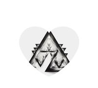 Poezjzw Heart Shape Lavender Scent Car Air Fresheners Acute Triangle Pattern 4 Pcs Aromatherapy Tablets For Wardrobe Shoe