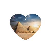 Poezjzw Heart Shape Lavender Scent Car Air Fresheners Ancient Egypt Pattern 6 Pcs Aromatherapy Tablets For Wardrobe Shoe Cabinet Eliminate