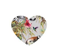 Poezjzw Heart Shape Lavender Scent Car Air Fresheners Animals Lemur Flowers Pattern Pattern 6 Pcs Aromatherapy Tablets For Wardrobe Shoe Cabinet Eliminate