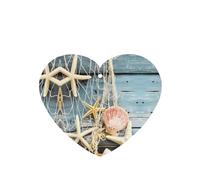 Poezjzw Heart Shape Lavender Scent Car Air Fresheners Beach Seashells Starfish Sand Pattern 6 Pcs Aromatherapy Tablets For Wardrobe Shoe Cabinet Eliminate