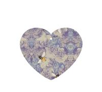Poezjzw Heart Shape Lavender Scent Car Air Fresheners Bee Flying Pattern 4 Pcs Aromatherapy Tablets For Wardrobe Shoe Cabinet Eliminate