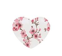 Poezjzw Heart Shape Lavender Scent Car Air Fresheners Cherry Blossom Pattern 6 Pcs Aromatherapy Tablets For Wardrobe Shoe Cabinet Eliminate