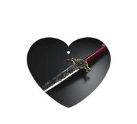 Poezjzw Heart Shape Lavender Scent Car Air Fresheners Dagger Weapon Pattern 6 Pcs Aromatherapy Tablets For Wardrobe Shoe