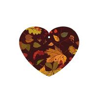 Poezjzw Heart Shape Lavender Scent Car Air Fresheners Fall Autumn Leaves Pattern 4 Pcs Aromatherapy Tablets For Wardrobe Shoe Cabinet Eliminate