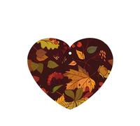 Poezjzw Heart Shape Lavender Scent Car Air Fresheners Fall Autumn Leaves Pattern 6 Pcs Aromatherapy Tablets For Wardrobe Shoe Cabinet Eliminate