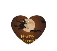 Poezjzw Heart Shape Lavender Scent Car Air Fresheners Halloween Witch Flying Pattern 6 Pcs Aromatherapy Tablets For Wardrobe Shoe Cabinet Eliminate