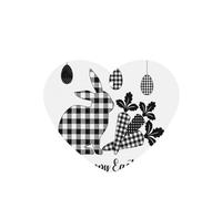 Poezjzw Heart Shape Lavender Scent Car Air Fresheners Happy Easter Pattern 6 Pcs Aromatherapy Tablets For Wardrobe Shoe Cabinet Eliminate