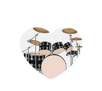 Poezjzw Heart Shape Lavender Scent Car Air Fresheners Jazz Drum Pattern 4 Pcs Aromatherapy Tablets For Wardrobe Shoe Cabinet Eliminate
