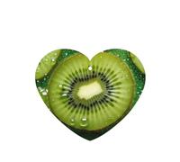 Poezjzw Heart Shape Lavender Scent Car Air Fresheners Kiwi Fruit Pattern 6 Pcs Aromatherapy Tablets For Wardrobe Shoe
