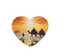 Poezjzw Heart Shape Lavender Scent Car Air Fresheners Lok Ling In The Evening Sun Pattern 6 Pcs Aromatherapy Tablets For Wardrobe Shoe