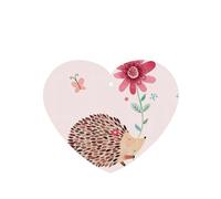 Poezjzw Heart Shape Lavender Scent Car Air Fresheners Lovely Hedgehog Pattern 4 Pcs Aromatherapy Tablets For Wardrobe Shoe Cabinet Eliminate