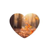 Poezjzw Heart Shape Lavender Scent Car Air Fresheners Maple Leaf In The Sun Pattern 6 Pcs Aromatherapy Tablets For Wardrobe Shoe
