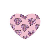 Poezjzw Heart Shape Lavender Scent Car Air Fresheners Pink Diamond Pattern Pattern 4 Pcs Aromatherapy Tablets For Wardrobe Shoe Cabinet Eliminate