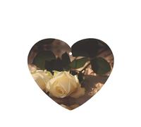 Poezjzw Heart Shape Lavender Scent Car Air Fresheners Romantic Roses Pattern 4 Pcs Aromatherapy Tablets For Wardrobe Shoe Cabinet Eliminate