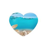 Poezjzw Heart Shape Lavender Scent Car Air Fresheners Sea Pearl Pattern 4 Pcs Aromatherapy Tablets For Wardrobe Shoe Cabinet Eliminate