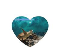 Poezjzw Heart Shape Lavender Scent Car Air Fresheners Sea Turtle Pattern 4 Pcs Aromatherapy Tablets For Wardrobe Shoe Cabinet Eliminate