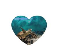 Poezjzw Heart Shape Lavender Scent Car Air Fresheners Sea Turtle Pattern 6 Pcs Aromatherapy Tablets For Wardrobe Shoe Cabinet Eliminate