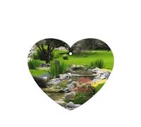 Poezjzw Heart Shape Lavender Scent Car Air Fresheners Spring Green Grass Pattern 4 Pcs Aromatherapy Tablets For Wardrobe Shoe Cabinet Eliminate