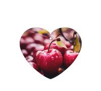 Poezjzw Heart Shape Lavender Scent Car Air Fresheners The Cherries Are Falling. Pattern 4 Pcs Aromatherapy Tablets For Wardrobe Shoe