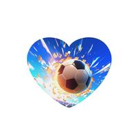 Poezjzw Heart Shape Lavender Scent Car Air Fresheners The Flying Soccer Ball Pattern 6 Pcs Aromatherapy Tablets For Wardrobe Shoe