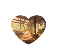 Poezjzw Heart Shape Lavender Scent Car Air Fresheners The Pig Is Sleeping. Pattern 4 Pcs Aromatherapy Tablets For Wardrobe Shoe