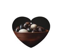 Poezjzw Heart Shape Lavender Scent Car Air Fresheners Thousand-Year Egg Pattern 6 Pcs Aromatherapy Tablets For Wardrobe Shoe
