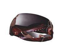 Poezjzw Horse Saddle With A Cowboy Hat Wild Pattern Sports Headband Suitable For Running Yoga Running Cycling Elastic Moisture Band
