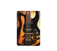 Poezjzw Instrumental Guitar Pattern Car Air Fresheners 6 Pcs Rectangle Hanging Aromatherapy Tablets Scented Fresheners For Bedroom Bathroom