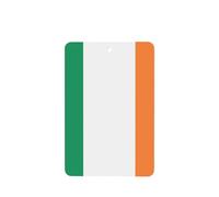 Poezjzw Irish Flag Pattern Car Air Fresheners 4 Pcs Rectangle Hanging Aromatherapy Tablets Scented Fresheners For Bedroom Bathroom