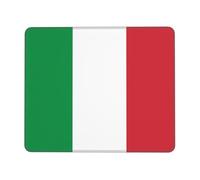 POEZJZW Italian Flag Pattern Mouse Pad, Portable Office Non-Slip Rubber Base Wireless Mouse Pad For Office Laptop Computer Pc 10 X 12 Inch