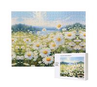 Poezjzw Italian National Flower Puzzles For Adult 500 Pieces Wooden Jigsaw For Family Friend Home Decor Wall Art 20.4 X 15 In