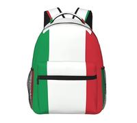 POEZJZW Italy Flag Pattern Laptop Backpack For Fashion Backpacks Nurse Stylish Travel School Books Bags Casual Daypacks